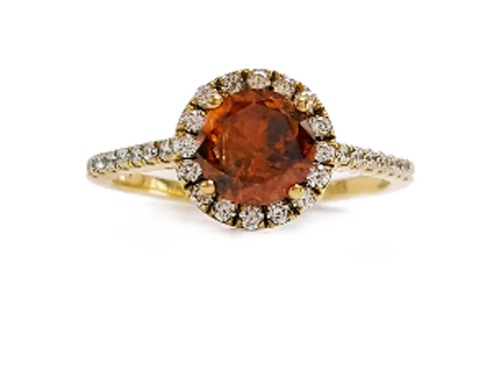 0.95ct Diamond Colored Diamonds Ring Gold