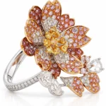 2.89 ct. MIX color diamonds Ring Gold