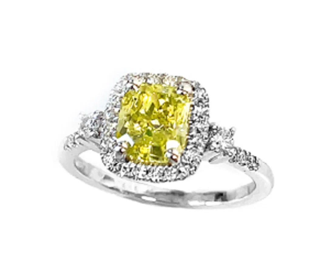 1.60ct Diamond Colored Diamonds Ring Gold