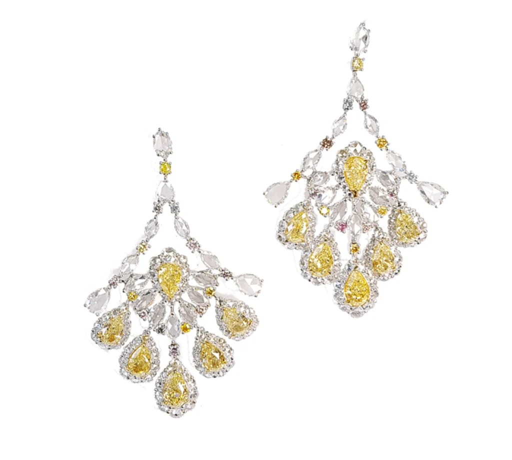 19.88cttw Other Drop Earring Gold