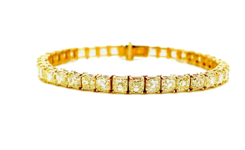 22.50cttw Diamond Tennis Bracelet Gold