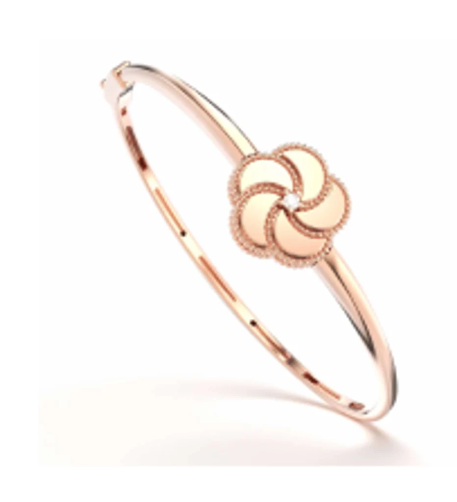0.04ct Diamond Signature Bracelet Gold