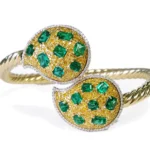 4.66ct Emerald Bracelet Gold