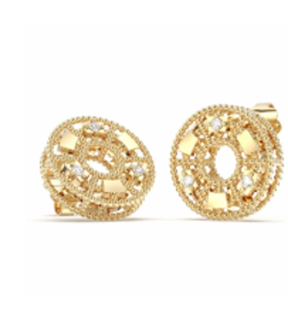 0.10ct Diamond Signature Earring Gold