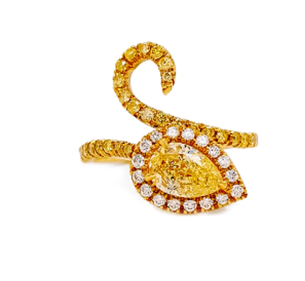 1.01ct Diamond Colored Diamonds Ring Gold