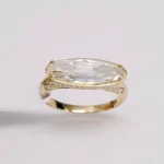 2.03ct Diamond East-west oval; see vendor notes Ring Gold