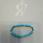Turquoise and silver beads Turquoise and silver beads MENS BRACELET Bracelet