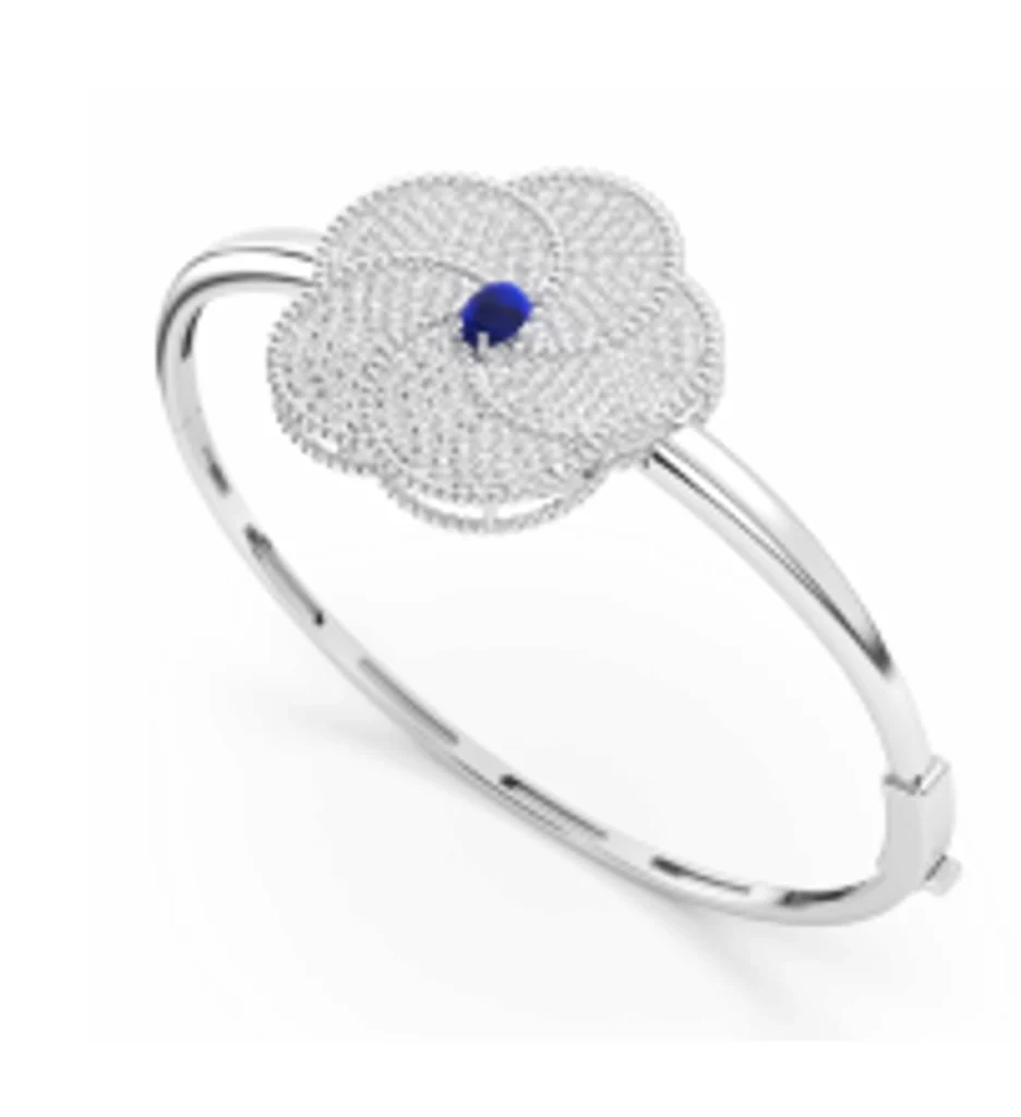 1.35ct Diamond / 0.44ct Sapphire Signature Bracelet Gold