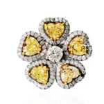 3.05cttw Diamond Colored Diamonds Ring Gold