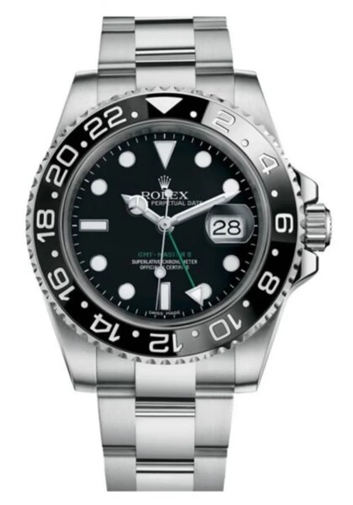 Rolex GMT-Master II Oyster Bracelet Ceramic Bezel Black Dial