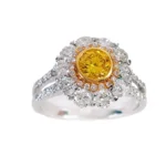 0.44ct Diamond Colored Diamonds Ring Gold