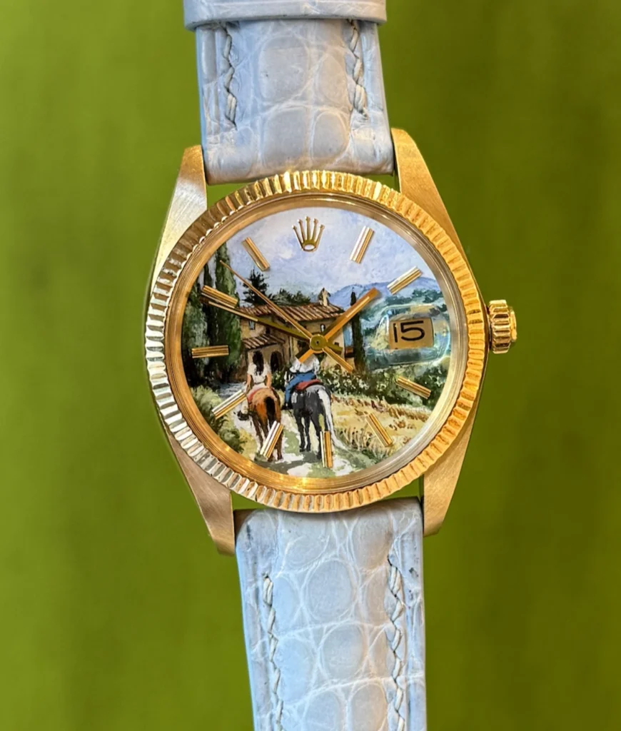 Rolex Oyster Perpetual Date Oyster Bracelet Smooth Bezel Champagne Dial