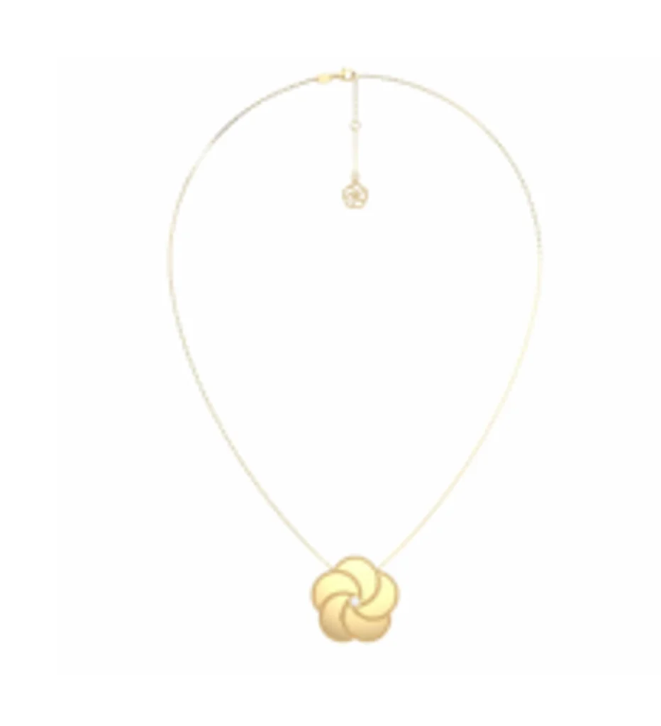 0.09ct Diamond Signature Necklace Gold