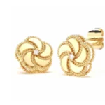 0.05ct Diamond Signature Earring Gold