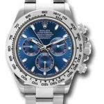 Rolex Daytona Oyster Bracelet Fixed Bezel Blue Index Dial