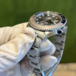 Rolex GMT Oyster Bracelet Pepsi Bezel Black Dial