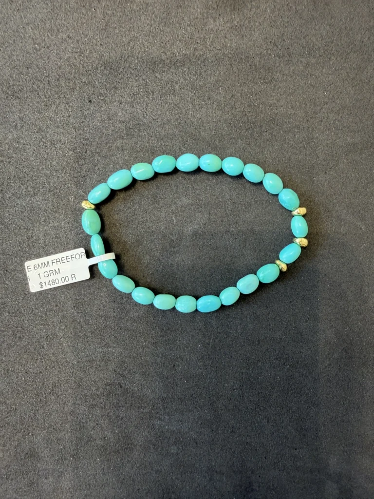 1 gr Turquoise and 22K gold 22K Turquoise and 22K gold beads MENS BRACELET Bracelet 22K gold