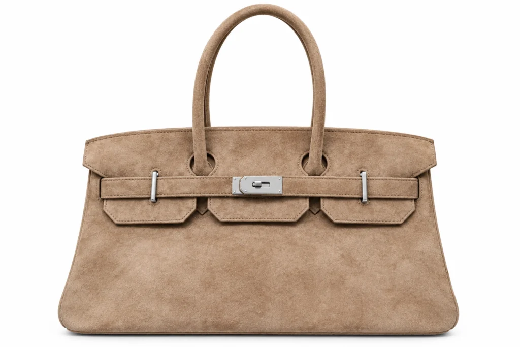Hermès Jean Paul Gaultier (JPG) Shoulder Birkin 42 Doblis Beige/Tan Palladium