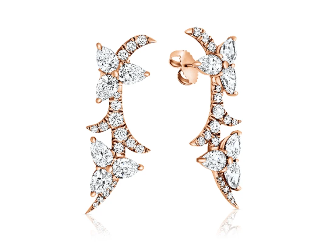 5.60cttw Diamond Earring Gold