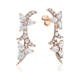 5.60cttw Diamond Earring Gold