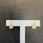 Diamond 18KT YG BEZEL DANGLING AS EARRINGS Earring Gold