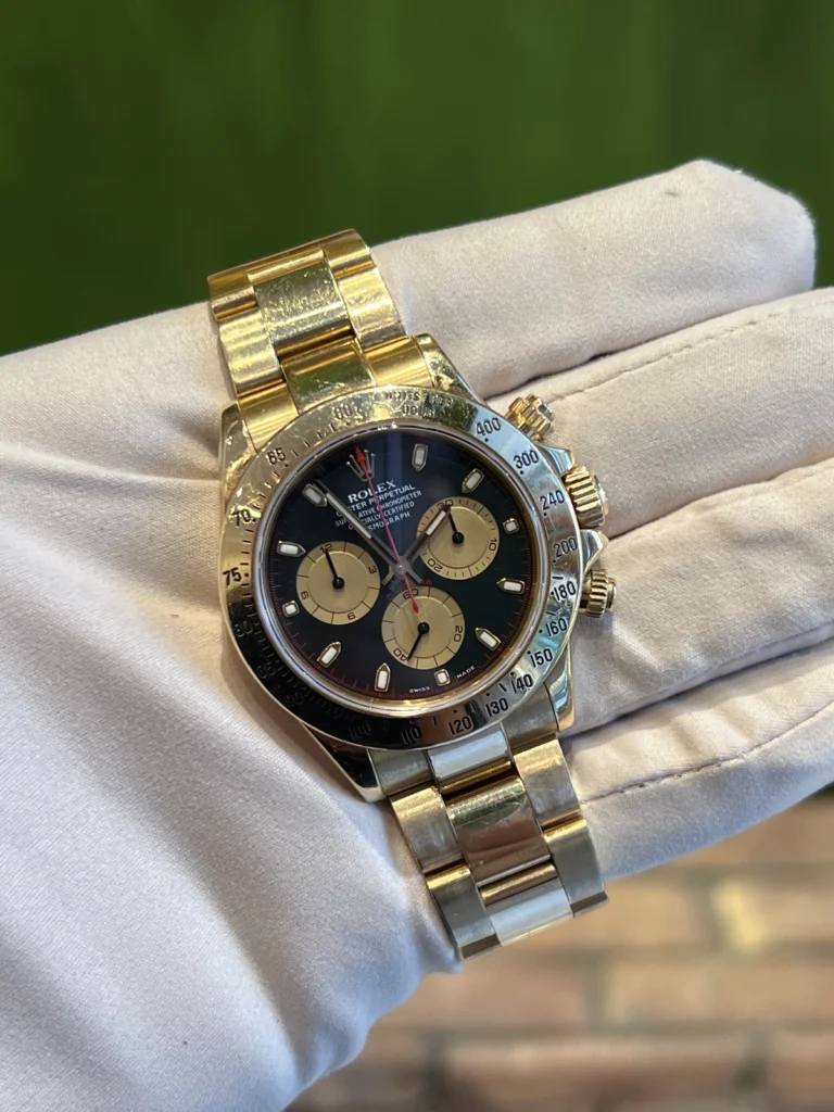 Rolex Daytona Oyster Bracelet Fixed Bezel Black Paul Newman Dial
