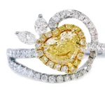 0.63ct Diamond Colored Diamonds Ring Gold