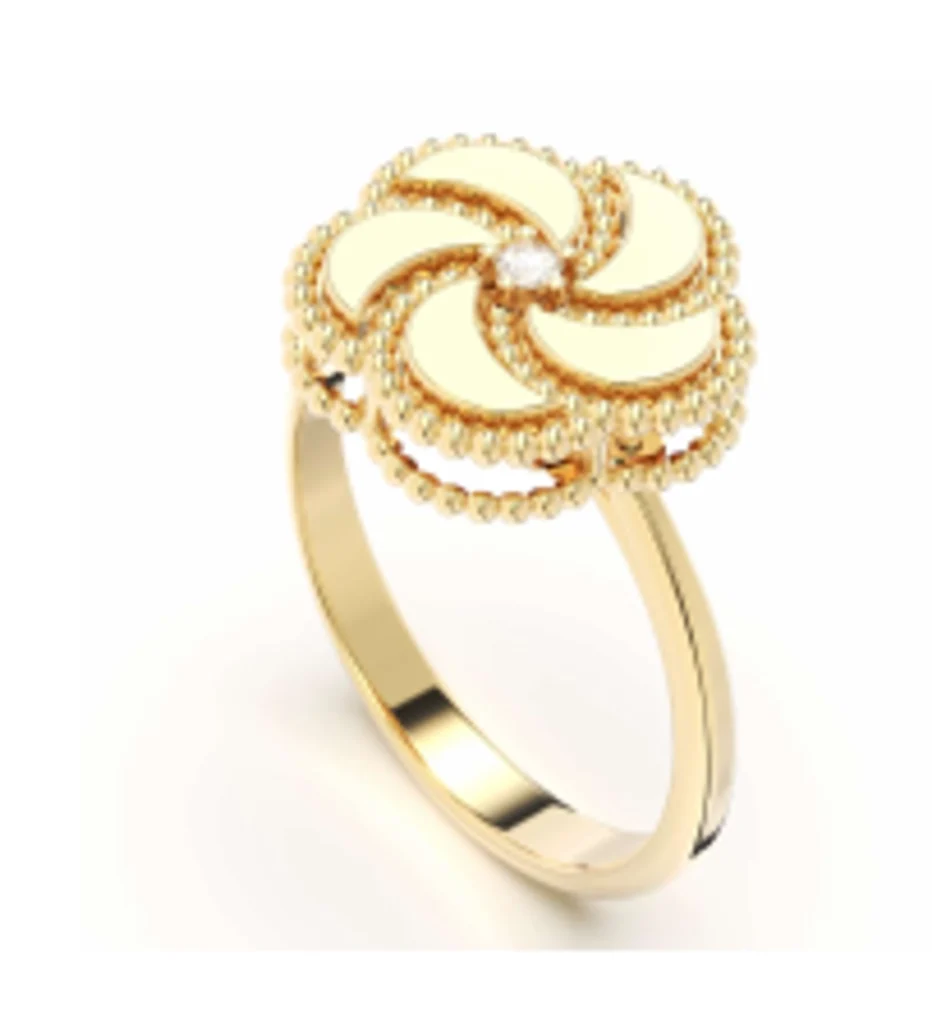 0.02ct Diamond Signature Ring Gold
