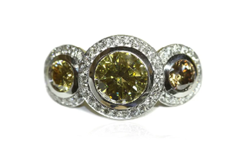 1.07ct Diamond Colored Diamonds Ring Gold