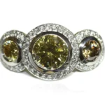 1.07ct Diamond Colored Diamonds Ring Gold