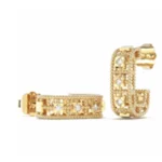 0.10ct Diamond Signature Earring Gold