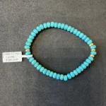 1.2gr Turquoise Men's Jewelry Bracelet Gold