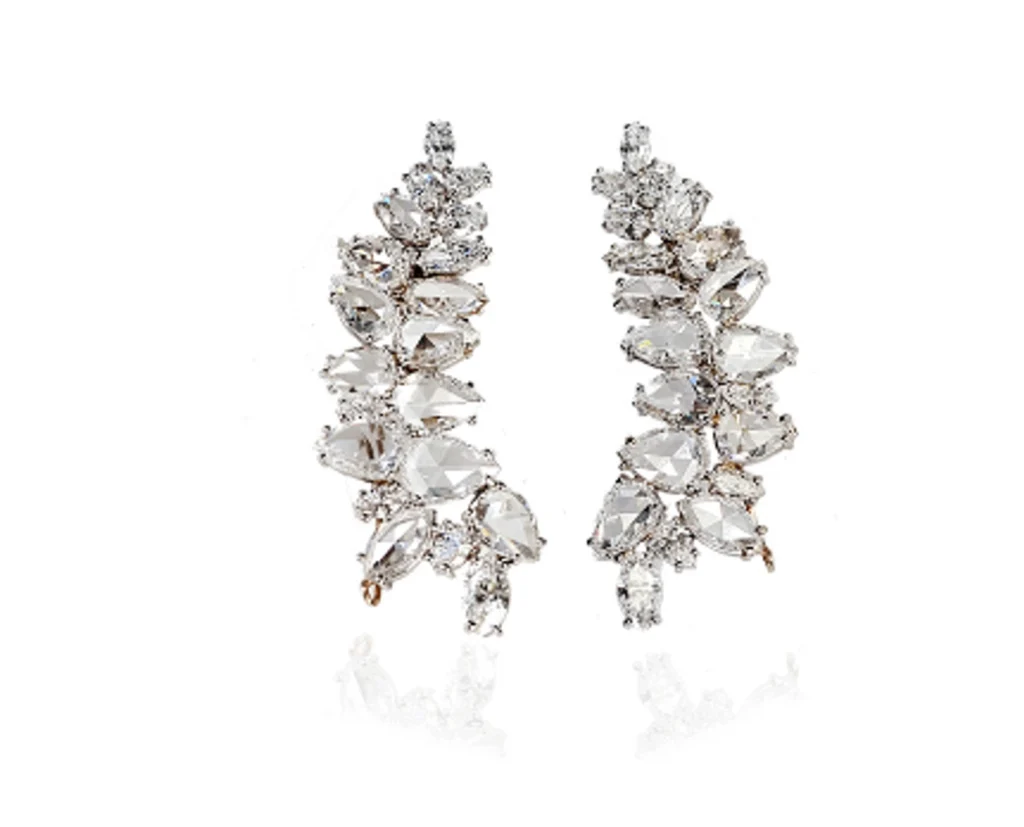 19.89cttw Diamond Drop Earring Gold