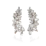 19.89cttw Diamond Drop Earring Gold