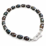 Brown Diamond beads Bracelet 18K WG