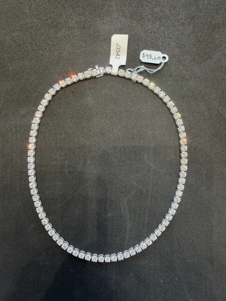 27.27ct Diamond 18KT WG NECKLACE 83-27.27CT TW Necklace Gold