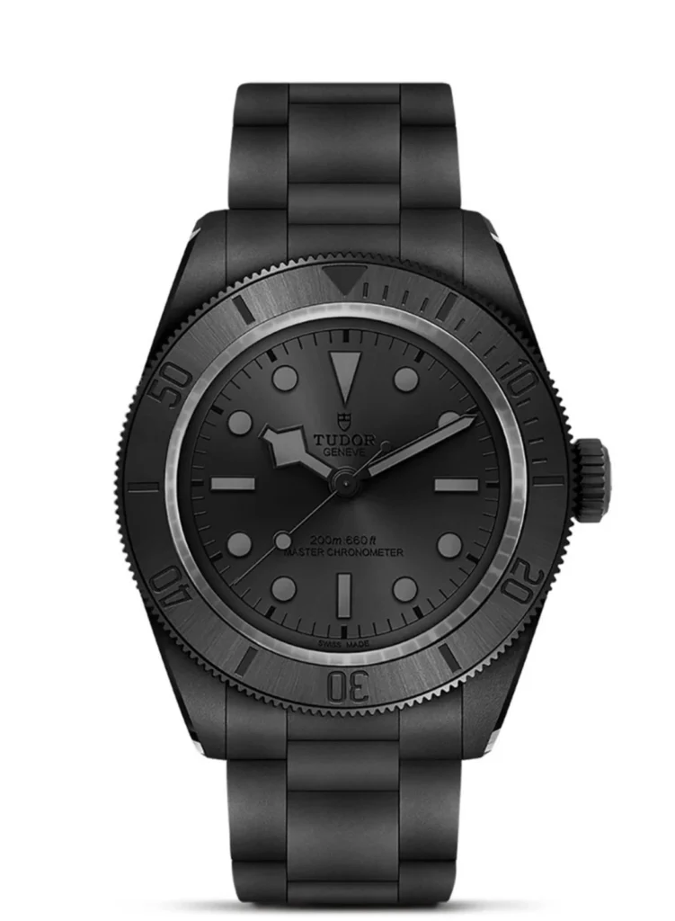 Tudor Black Bay Oyster ceramic Bracelet Unidirectional Bezel Black Dial