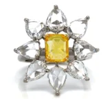 1.01ct Diamond Colored Diamonds Ring Mixed Metals