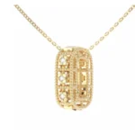 0.05ct Diamond Signature Necklace Gold