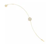 0.02ct Diamond / 1.99ct Mother of Pearl Signature Bracelet Gold